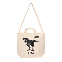 2way tote bag　Natural / T-REX