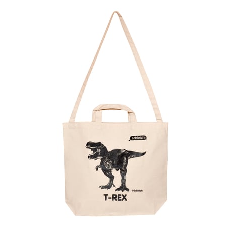 2way tote bag　Natural / T-REX
