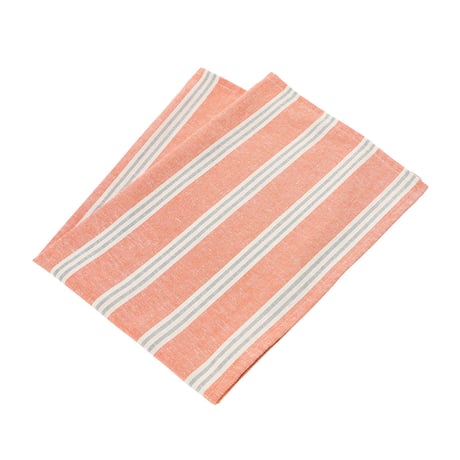 KITCHEN CLOTH STRIPE ORANGE/BEIGE