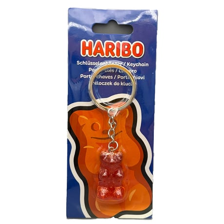 HARIBO Keychain acrylic Goldbear Orange