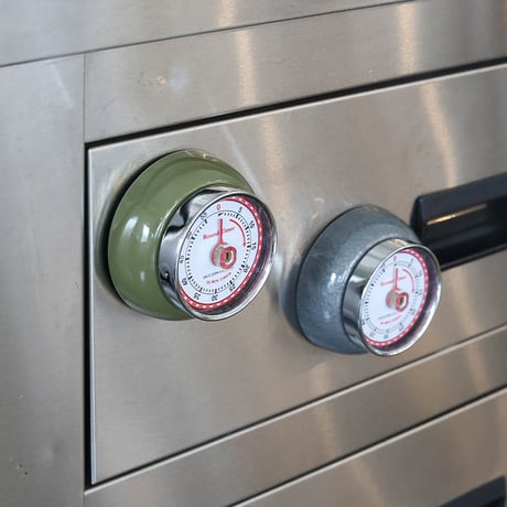 KITCHEN TIMER WITH MAGNET OLIVE DRAB