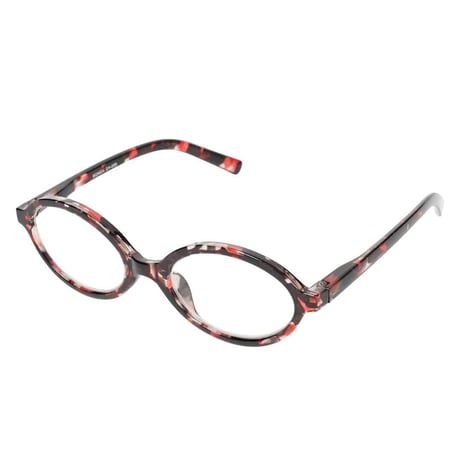 READING GLASSES BLACK RED