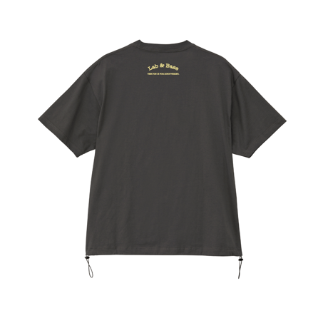 L&B Relax fit Beaver T-Shirt / Charcoal