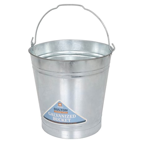Galvanized bucket