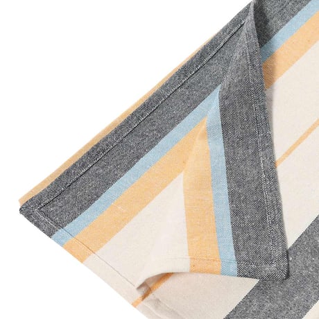 KITCHEN CLOTH STRIPY YELLOW/BLUE