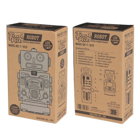 TOOL KIT ROBOT SILVER