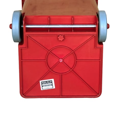 PLASTIC TRASH CAN 65L RED