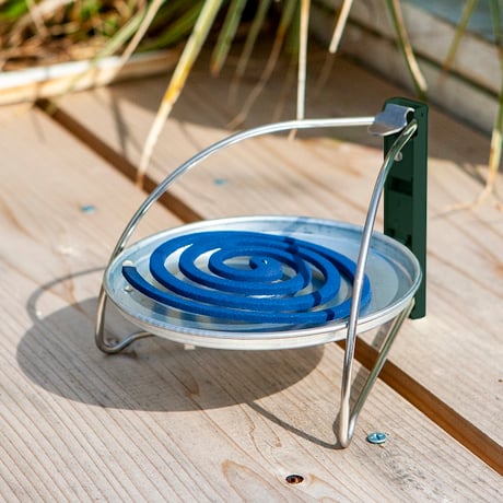 MOSQUITO COIL HOLDER DARK GREEN
