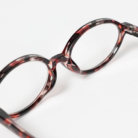 READING GLASSES BLACK RED