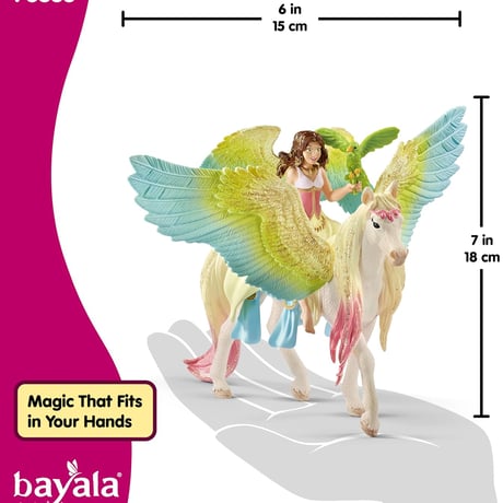 70566　Bayala Surah with Glitter Pegasus