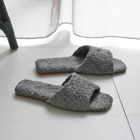 DURA-SOLE SLIPPERS WOMEN CURLY GRAY