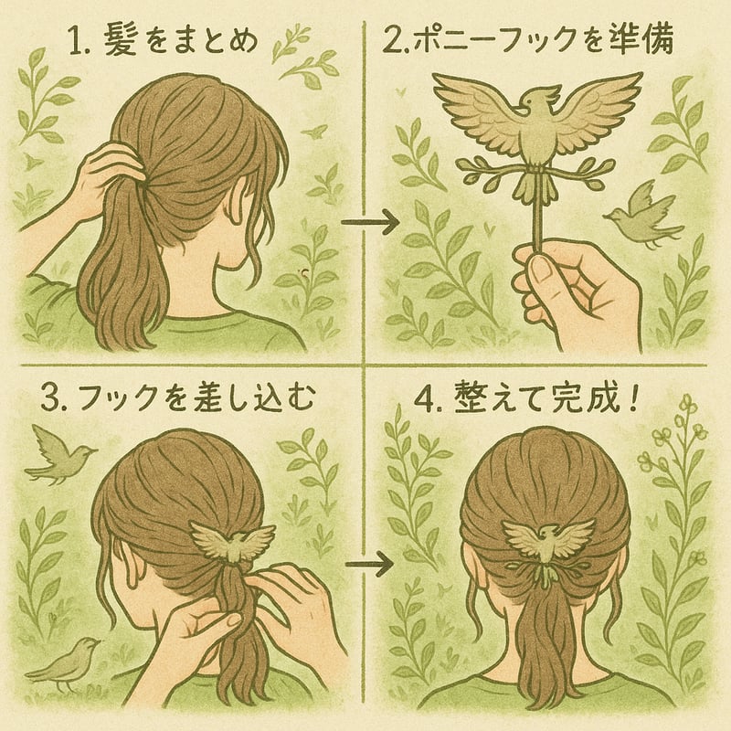 野鳥の立体刺繍ポニーフック】（カワセミ） | Tucreer-つくりえ-