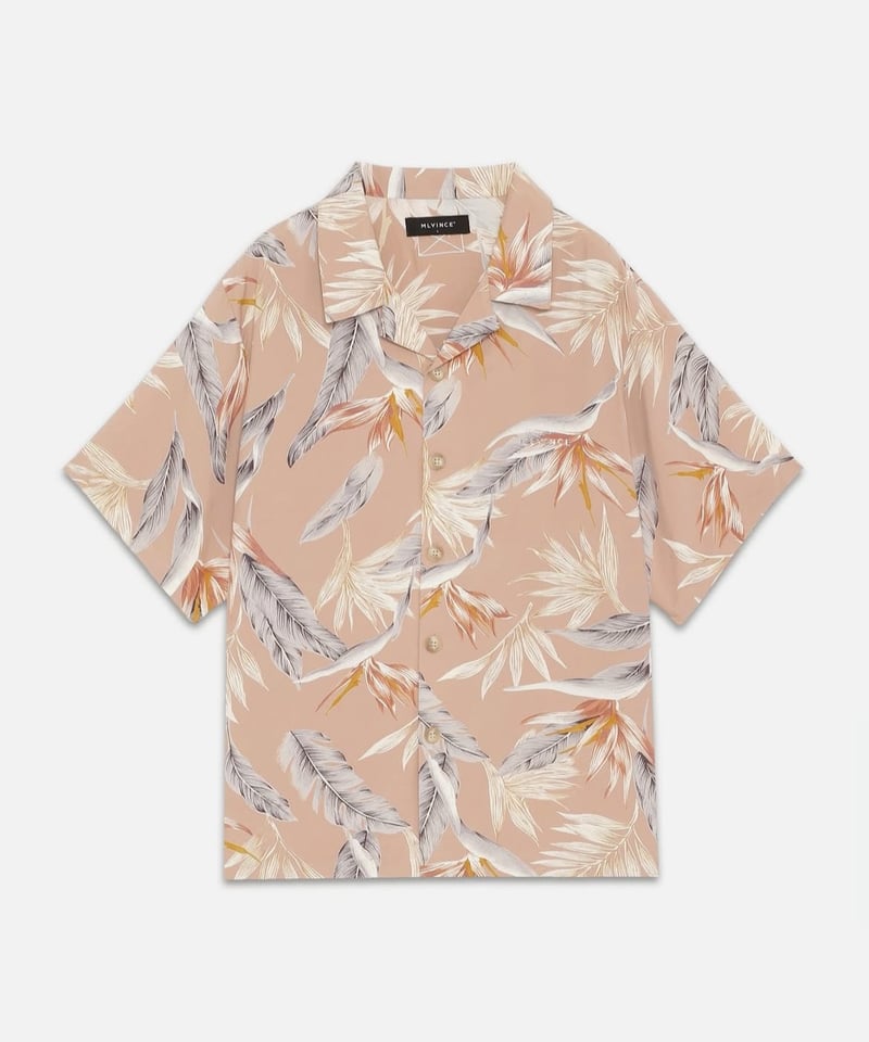 トップス MLVINCE FLORAL LUX S/S SHIRTS MLVINCE】FLORAL LUX S/S SHIRTS – BEIGE | JUNGROOVE