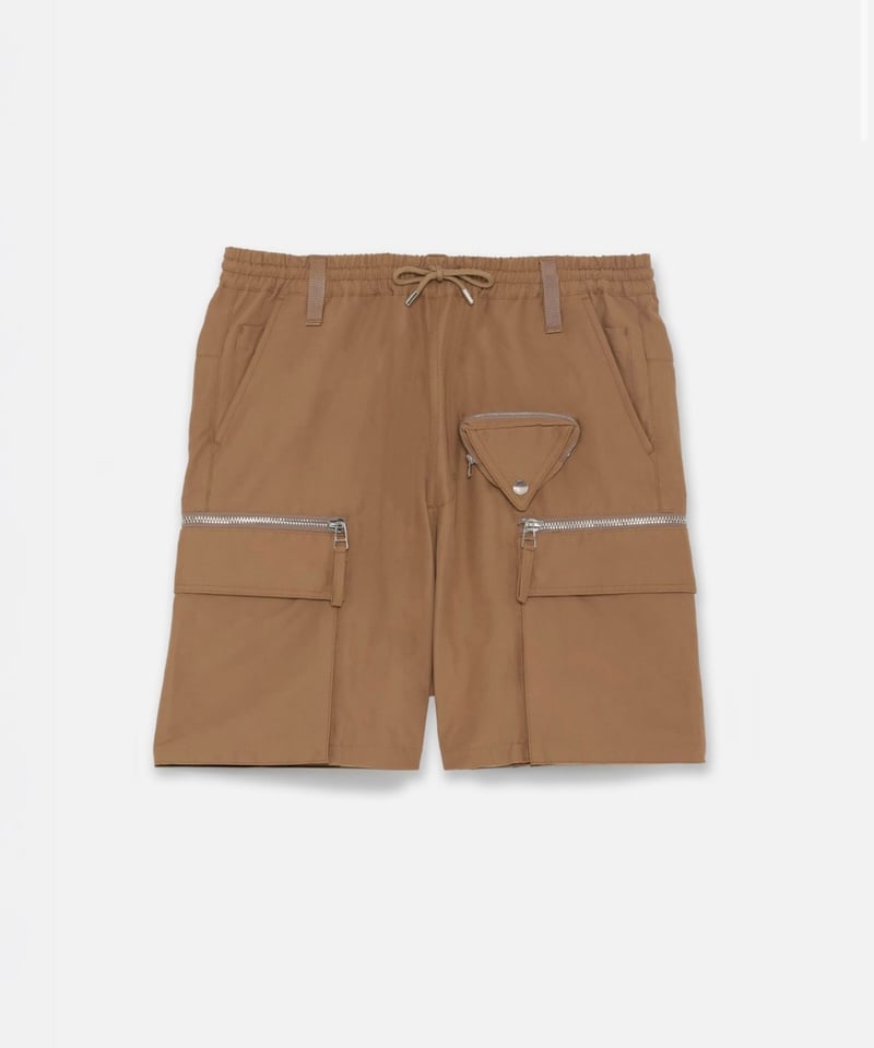 mlvince ナイロンカーゴショーツ　ブラック MLVINCE】NYLON CARGO SHORTS – BROWN | JUNGROOVE