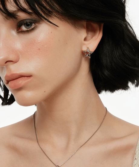 Star heart necklace