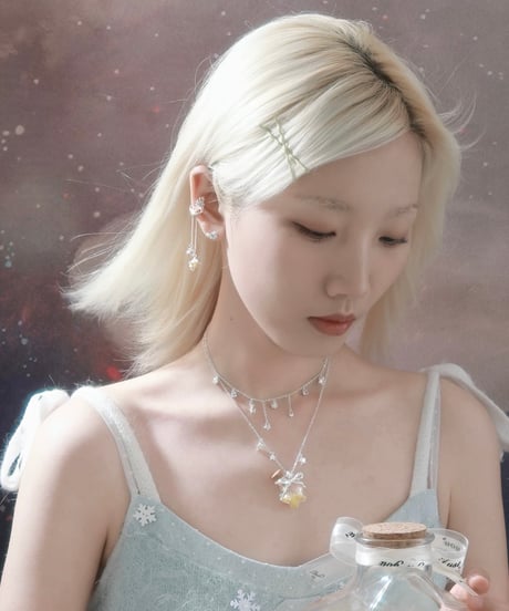 Wishing star drop ear cuff