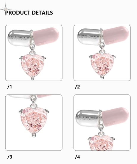 Capsule pink pierce