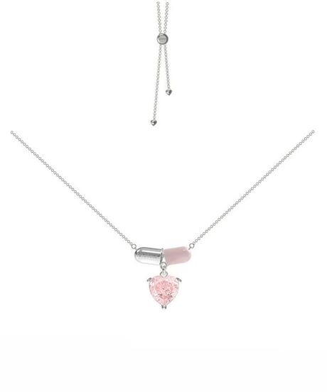 Capsule pink necklace