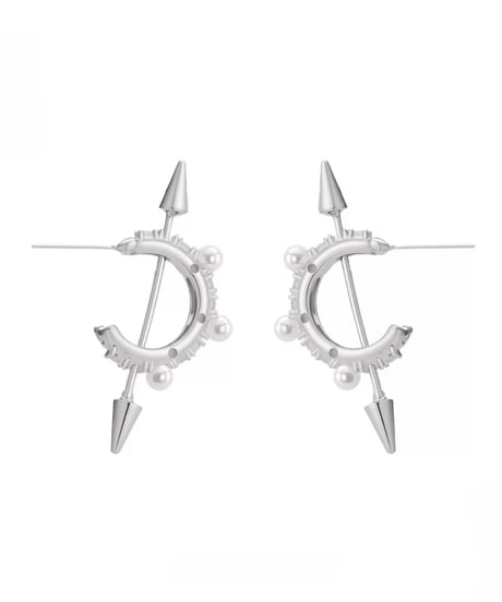 Spike crescent pierce