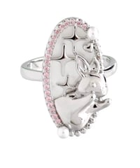 Rabbit pop out ring