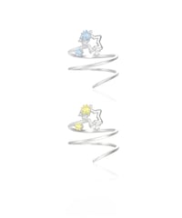 wishing star coil ring
