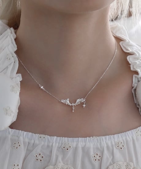 Angel wings necklace