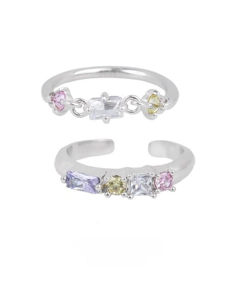 Colorful stones ring