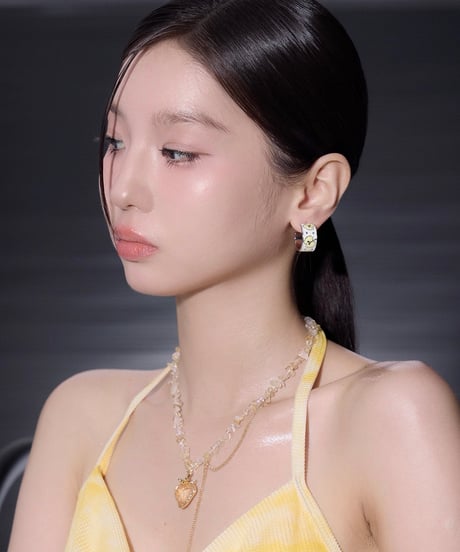 Strawberry crystal necklace