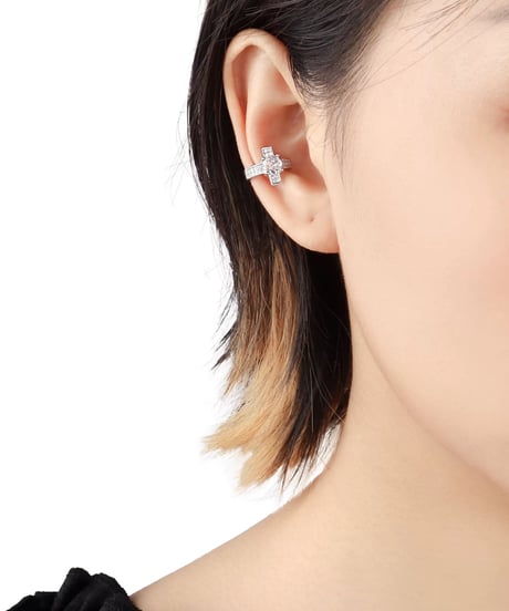 Radiant cross sparkle pierce