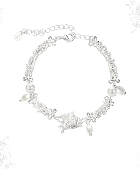 Rose veil bracelet