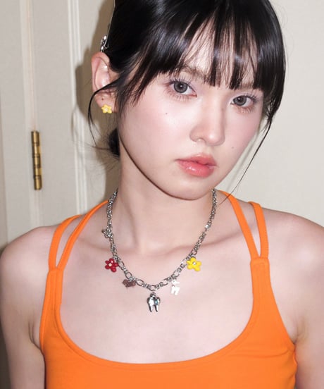 Happy charm necklace