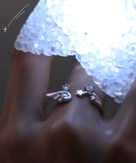 Angel star ring