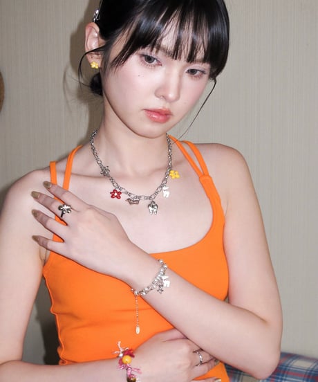 Happy charm necklace