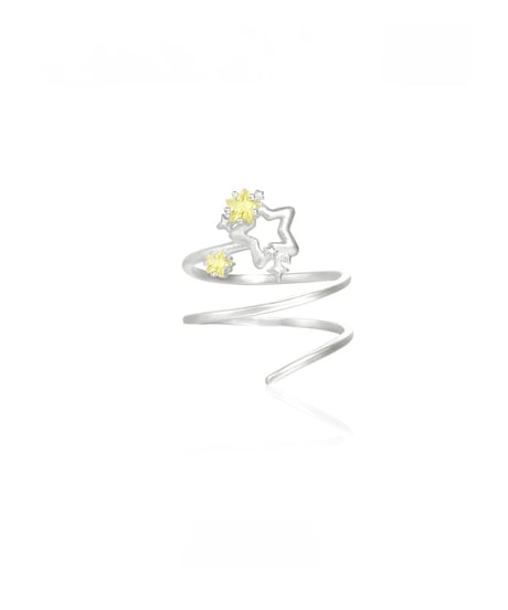 wishing star coil ring