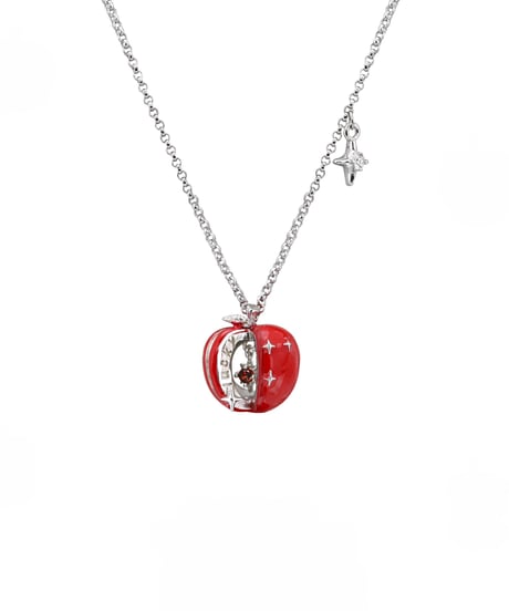 Twinkling apple necklace