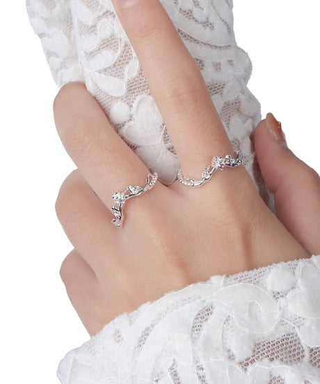 Grain tiara ring