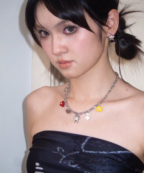 Happy charm necklace