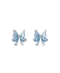 Gorgeous blue ribbon pierce
