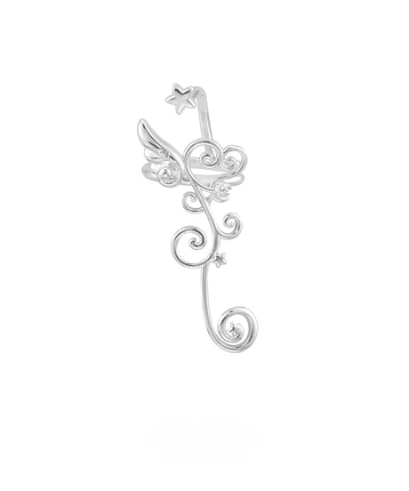 Melody heart ear cuff