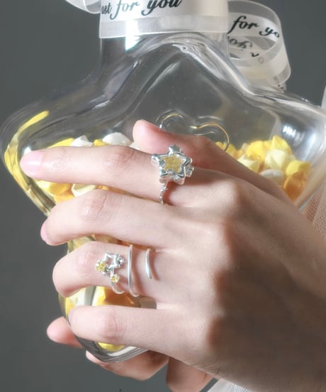 wishing star coil ring