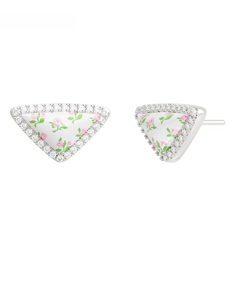 Flora triangle white pierce