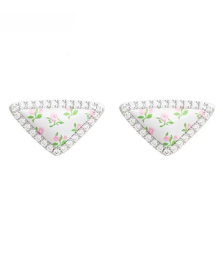 Flora triangle white pierce