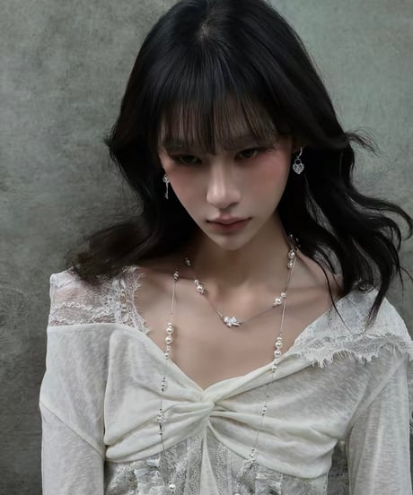 Veil  heart & key pierce