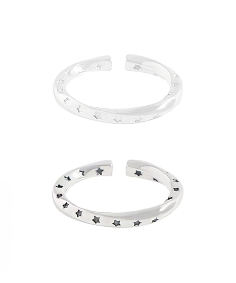Star pattern ring