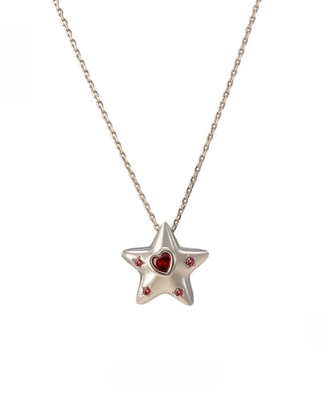 Star heart necklace