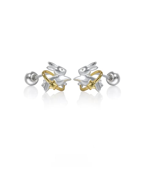 Rabbit star hoop pierce