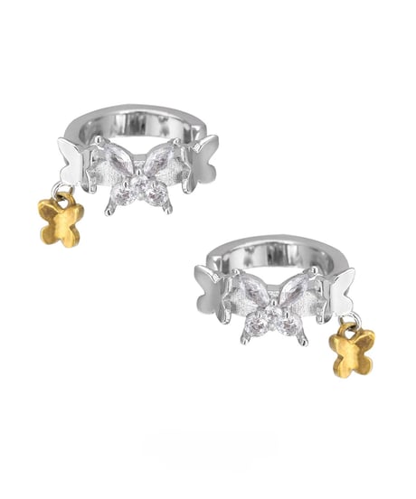 Butterfly ear cuff