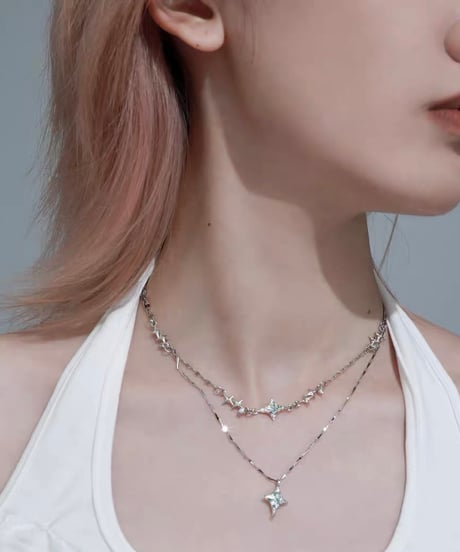 Ice stardust necklace