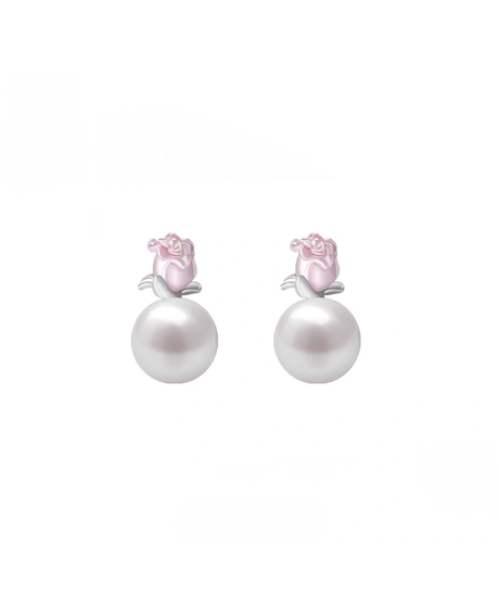 Rose bloom pearl pierce