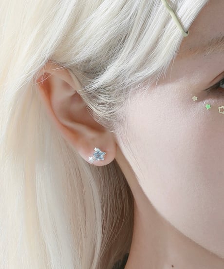 Wishing star stud pierce
